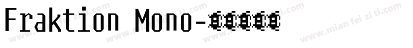 Fraktion Mono字体转换